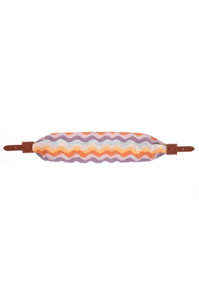 Polarbox  Prinkstyle Ondas %100 Pamuk ve Deri Kayışlı Mauve Gold Soğuk ve Sıcak Tutucu Yemek Çantası 6 Lt - 2