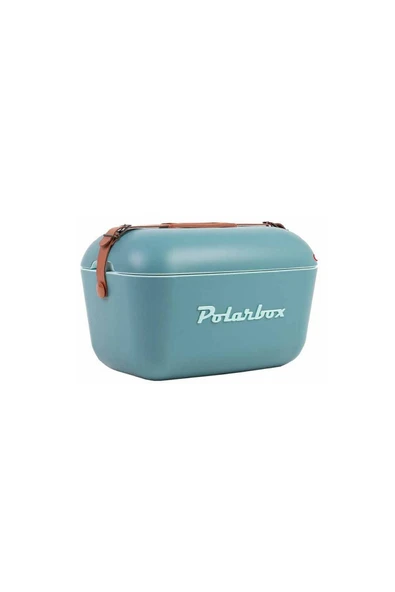 Polarbox  Azul Blue Marine Deri Kayışlı Soğuk Tutucu Buzluk Ve Sıcak Tutucu Thermo Çanta 12 Lt