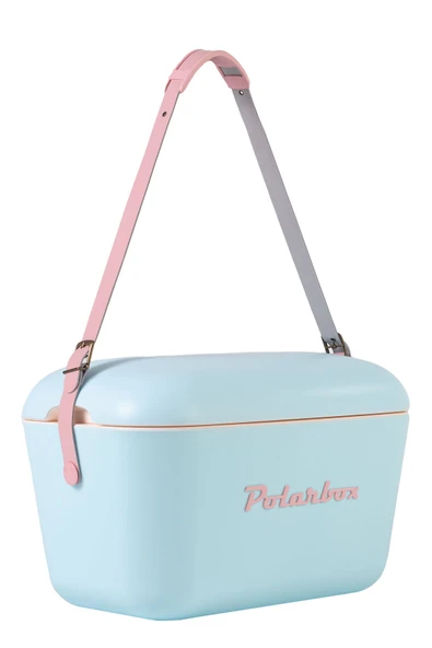 Polarbox  Prinkstyle Tie Dye Pink %100 pamuk Kayışlı Mavi Pembe Soğuk ve Sıcak Tutucu Thermo Çanta 20 lt - 5