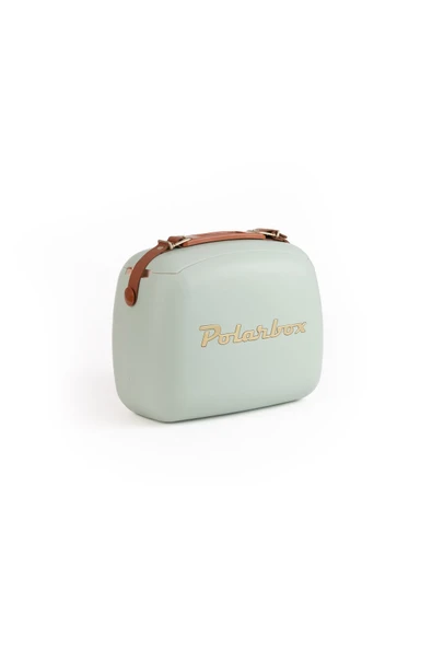 Polarbox  Prinkstyle Ondas  Pamuk ve Deri Kayışlı Matcha Gold Soğuk ve Sıcak Tutucu Yemek Çantası 6 Lt - 3
