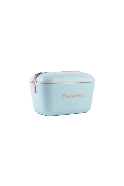 Polarbox  Prinkstyle Tie Dye Pink %100 pamuk Kayışlı Mavi Pembe Soğuk ve Sıcak Tutucu Thermo Çanta 20 lt - 3