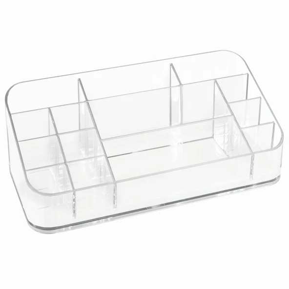 OFİS,KIRTASİYE MALZEMESİ DÜZENLEYİCİ ŞEFFAF 22X8X11CM - 2