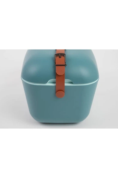 Polarbox  Azul Blue Marine Deri Kayışlı Soğuk Tutucu Buzluk Ve Sıcak Tutucu Thermo Çanta 12 Lt - 3