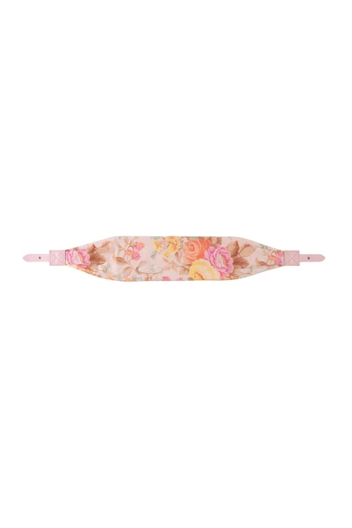 Polarbox  Prinkstyle Flower Pink %100 pamuk Kayışlı Mavi Pembe Soğuk ve Sıcak Tutucu Thermo Çanta 12 lt - 2
