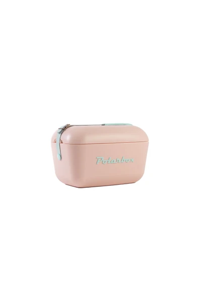 Polarbox  Prinkstyle Ondas Cyan Deri Kayışlı Pembe Mavi Soğuk ve Sıcak Tutucu Thermo Çanta 20 Lt - 5