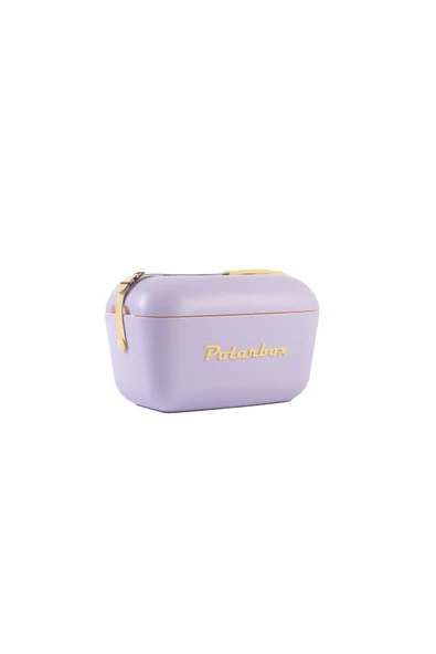 Polarbox  Prinkstyle Tie Dye Yellow %100 pamuk Kayışlı Lila Sarı Soğuk ve Sıcak Tutucu Thermo Çanta 12 lt - 3