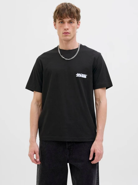 JCOSAGO LOGO SLUB TEE SS CREW NECK LN Black Black S