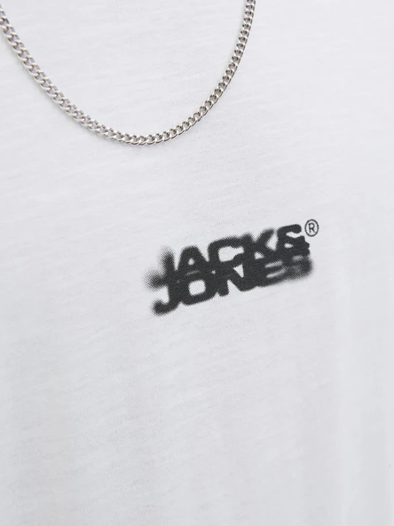 JCOSAGO LOGO SLUB TEE SS CREW NECK LN Bright White Bright White M - 7