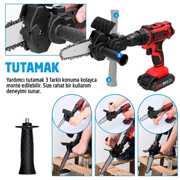 Rox Wood 6'' Dal Budama Testere Aparatı - 4