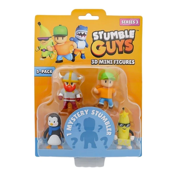 TUY22000 Stumble Guys 5li Mini Figür