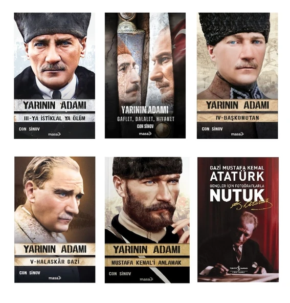 Con Sinov Yarının Adamı Mustafa Kemali Anlamak Seti (6 Kitap)