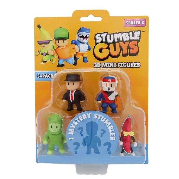TUY22000 Stumble Guys 5li Mini Figür - 5