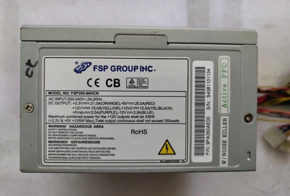 2. EL FSP 350-60HCN 350W 12cm  Active PFC Power Supply