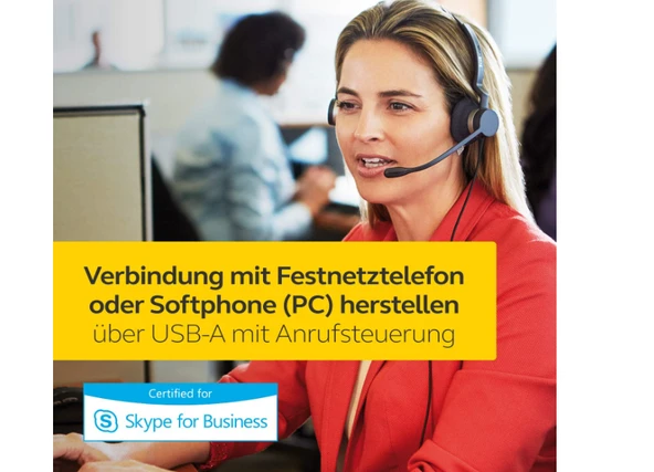 Jabra Biz 2300 USB-A MS Kulak - 3