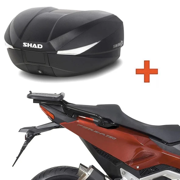 Shad X-ADV / Forza 750 (2021-2025) SH58X Genişleyebilir Topcase ve Bağlantı Demiri Seti ürün görseli 1