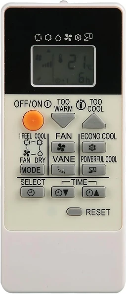 Mitsubishi RU18A MSZ-DM25VA MSZ-DM35VA MSZ-HJ25A MSZ-HJ35VA MSZ-HJ25VA MSZ-DM25VA-E1 MSZ-DM25VA-ER1 MSZ-DM35VA-E1 MSZ-DM35VA-ER1 klima kumandası ürün görseli