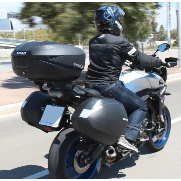 Shad X-ADV / Forza 750 (2021-2025) SH58X Genişleyebilir Topcase ve Bağlantı Demiri Seti - Resim 6