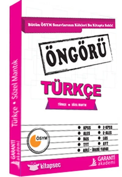 Öngörü Türkçe Soru Bankası Kod Yayıncılık