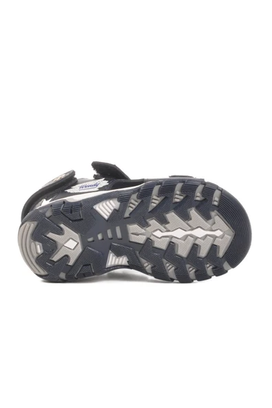 Ayakmod Lacivert Kırmızı Cırtlı Erkek Çocuk Spor Sandalet 173110 B - 5