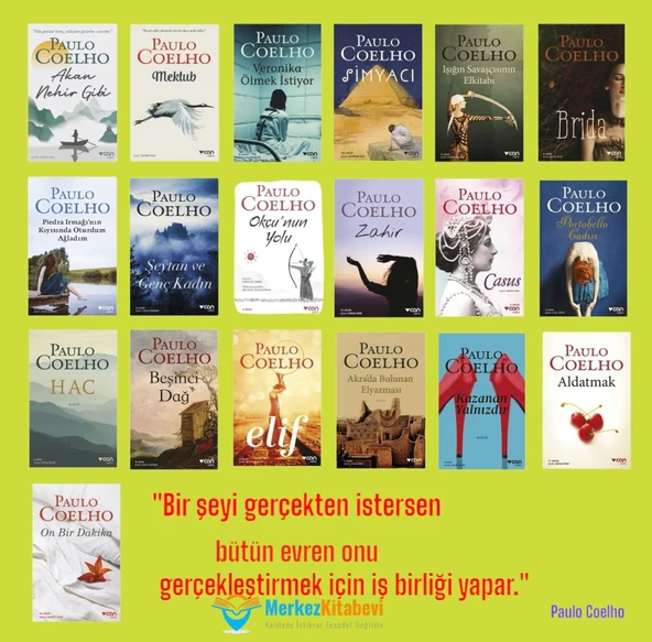 Paulo Coelho Simyacı Seti (19 Kitap)