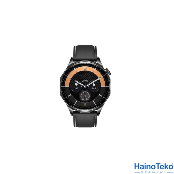 Haino Teko Watch Ultra 12 Amoled Ekran WaterProof Akıllı Saat 3 Kordonlu Siyah - 2