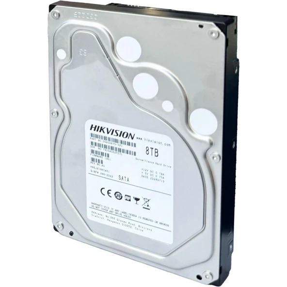 Hikvision DS80HKVS-VX1 SATA 3.0 5400 RPM 3.5" 8 TB 7/24 Güvenilik Harddisk