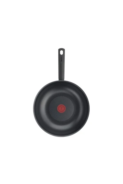 Tefal Titanyum 1X FamilyDay Wok Difüzyon Tabanlı Tava - 28 cm (Teşhir & Outlet) - 2100118540 - 2