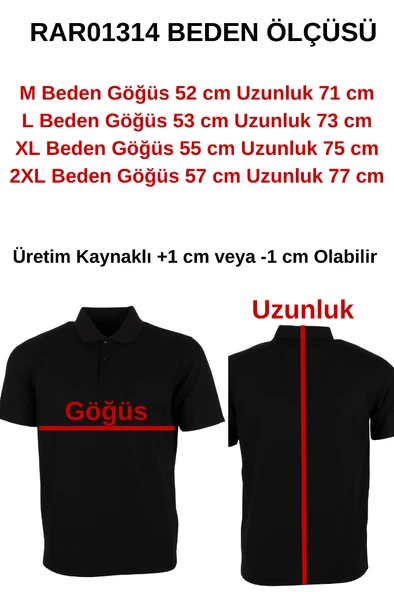 Erkek Tişört Yakalı Cepli Waffle Kumaş RAR01314 - 6
