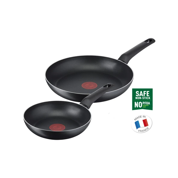 Tefal Titanyum 1X SimpleCook 2'li Tava Seti 20/26 cm (Teşhir & Outlet)