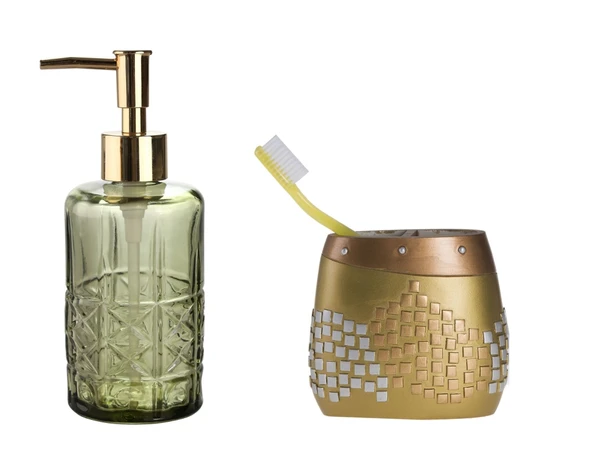 SIVI SABUNLUK VE DİŞ FIRÇALIK 2 Lİ SET,MOZAİK - Resim 4