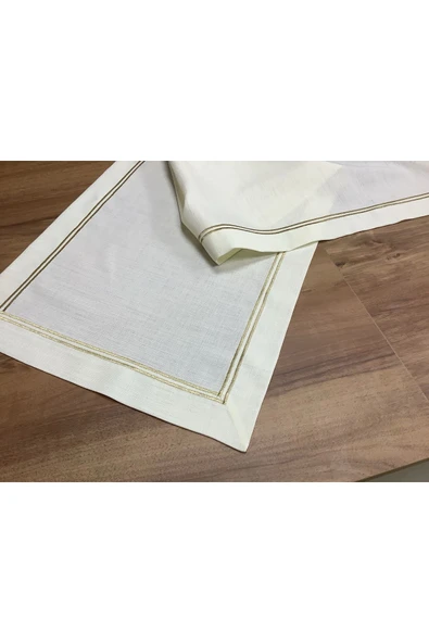 OYA home Gold Çift Dikişli Ranır -45*15 0 Cm - 5