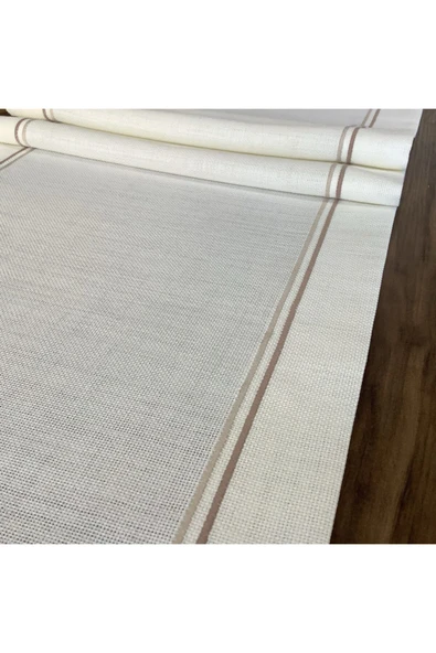 OYA home Çift Pikolu Ranır - Kahve&bej-40*145 Cm - 3