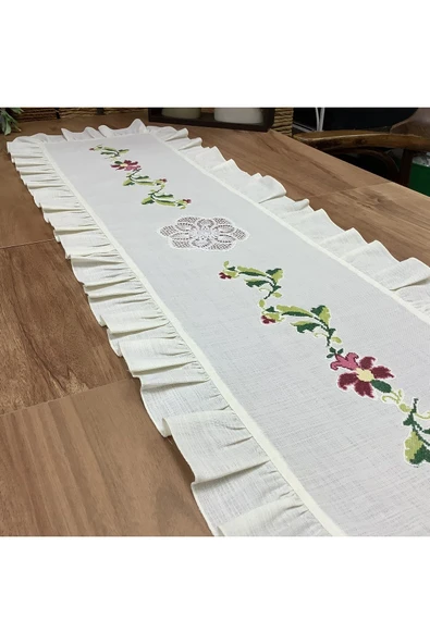 OYA home Kaneviçeli & El Danteli & Fırfırlı Ranır -40*130 cm - 6