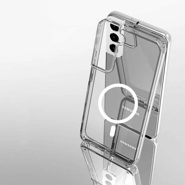 Galaxy S22 Plus Kılıf Zore Tacsafe Wireless Kapak - 2