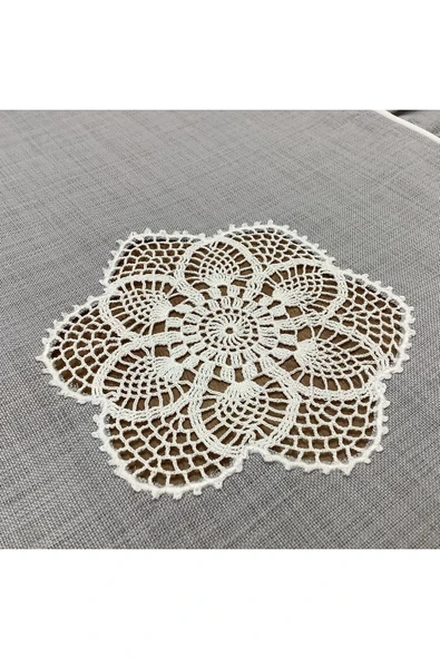 OYA home Dantelli Ranır Gri -45*150 cm - 2