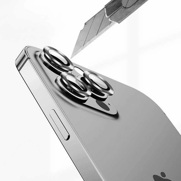 Apple iPhone 12 Pro Max Zore CL-07 Kamera Lens Koruyucu - 7