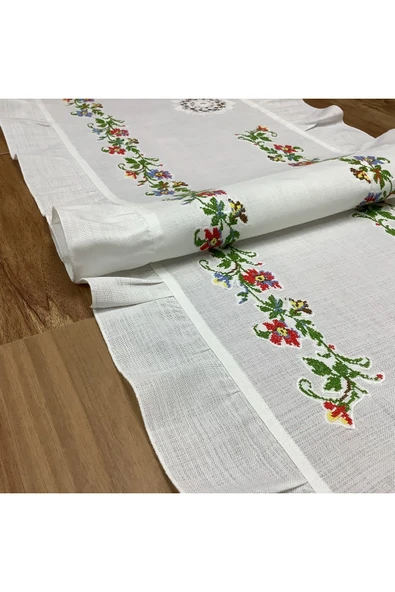OYA home Kaneviçe li & Dantelli & Fırfırlı Ranır - 45*150 cm