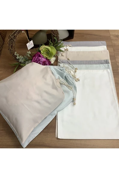 OYA home Pamuk Saten Çok Amaçlı Kese -8 adet - 2