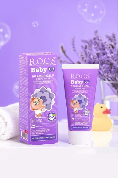 Rocs Baby Ihlamur Özlü Yutulabilir Diş Macunu 0-3 Yaş 35 ml - 5