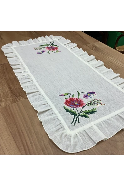OYA home Kaneviçeli & Fırfırlı Ranır -45*90 cm