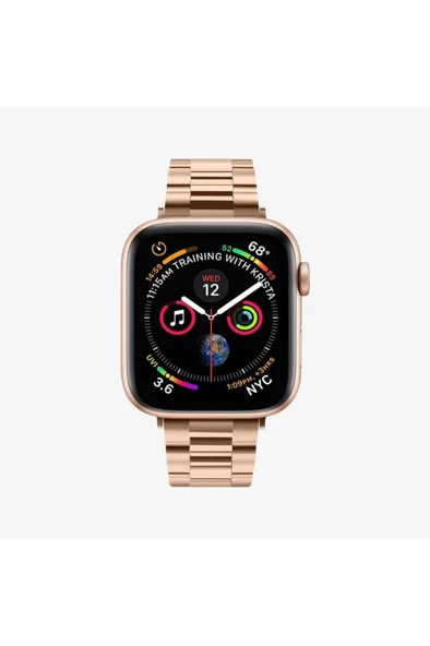 Spigen Apple Watch 42mm Seri 10 - 41mm Seri 9/8/7 - 40mm Seri SE2/SE/6/5/4 Kordon Kayış Band Modern Fit Rose Gold Outlet
