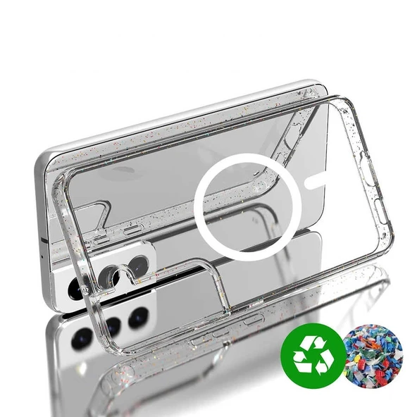 Galaxy S22 Kılıf Zore Tacsafe Wireless Kapak - Resim 3