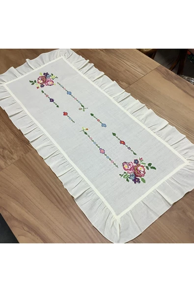 OYA home Kaneviçeli & Fırfırlı Ranır -45*90 cm - Resim 3
