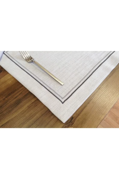 OYA home Gri Çift Pikolu Amerikan Servis Set -6 Lı - Resim 2