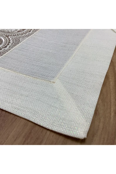 OYA home Gül Desen Dantelli Salon Takımı -2 parça - 5