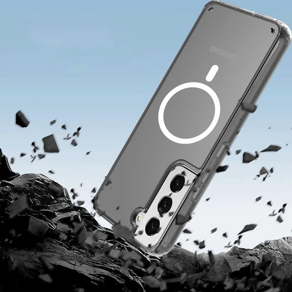 Galaxy S22 Plus Kılıf Zore Tacsafe Wireless Kapak - 4