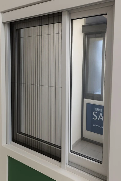 Sineklik Akordiyon Kapı Pencere Sinekliği (0-90*0-220) cm Aralığında Her Ölçü İçin