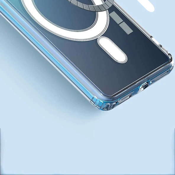 Galaxy S22 Kılıf Zore Tacsafe Wireless Kapak - Resim 7