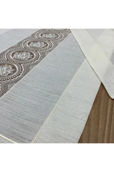 OYA home Gül Desen Dantelli Salon Takımı -2 parça - 3