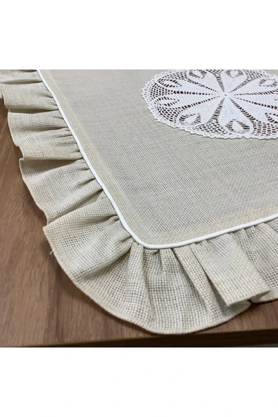 OYA home El Örme Dantelli Ranır - 45*150 cm - Resim 4